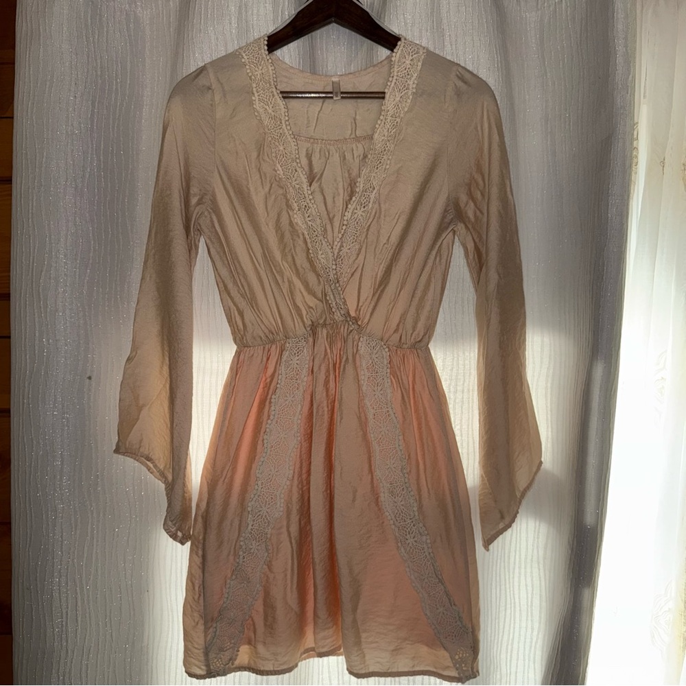 SAGE Cream Lace Dress
